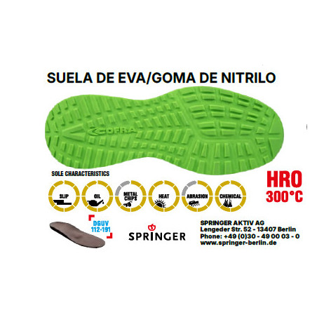 COFRA EASE ESD S1 PS HRO SC FO SR ZAPATO DE SEGURIDAD